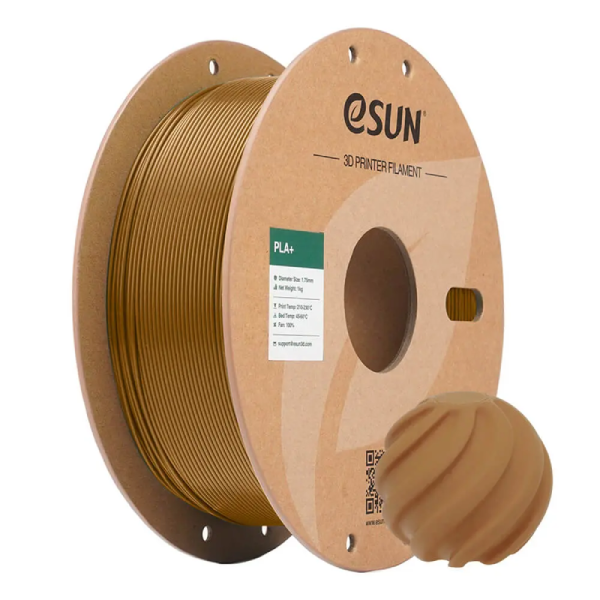 eSUN PLA+ Filament (Light Brown)