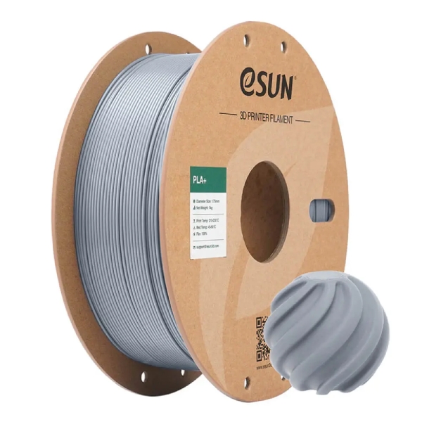 eSUN PLA+ Filament (Silver)
